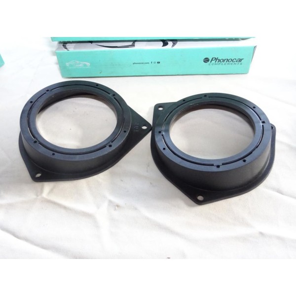 Jeu de 2 entretoises supports 100/130mm fixation enceinte haut parleur Phonocar 03920 pour fiat 500 bravo 2 II panda 3 III grand