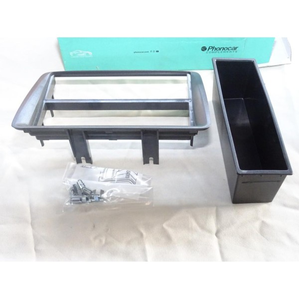 Cadre contour encadrement support poste radio autoradio Phonocar 03290 pour fiat panda 2 II de 2003 à 2011 