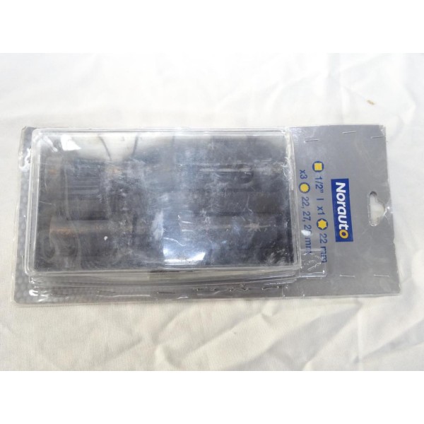Kit 4 douilles demontage injecteur carburant 1/2 1x 6 pans 22mm + 1 x 22mm 1 x 27mm 1 x 28mm 