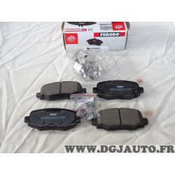 Jeu 4 plaquettes de frein arriere montage lucas Ferodo FDB4925 pour fiat 500X jeep renegade compass