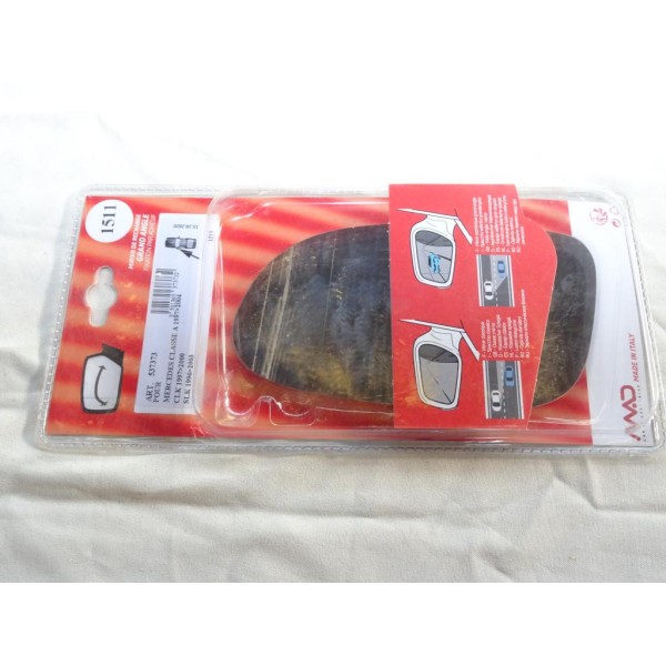 Vitre miroir glace grand angle de retroviseur gauche MAD N°1551 537373 pour mercedes classe A SLK CLK partir de 1997 