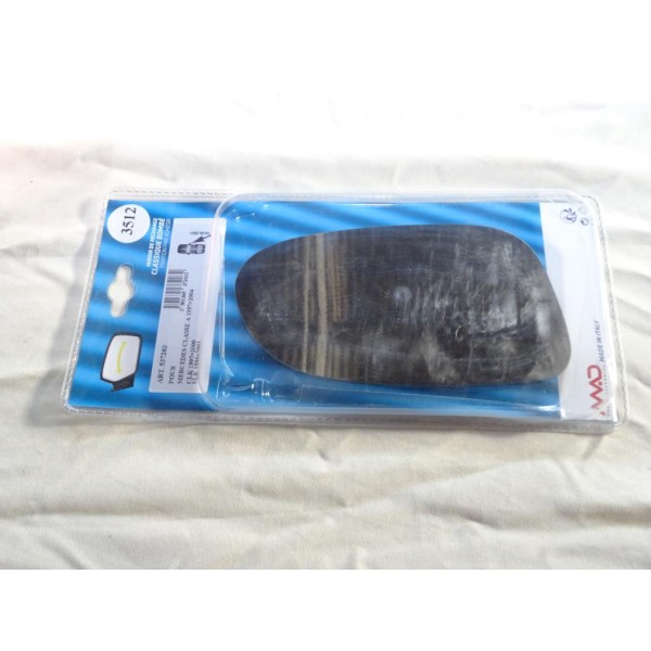 Vitre miroir glace retroviseur droit MAD N°3512 537203 pour mercedes classe A W168 de 1997 à 2004 CLK C208 de 1997 à 2000 SLK de