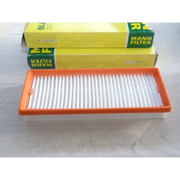 Filtre a air moteur Mann filter C2716 pour smart fortwo 1.0 essence 0.8CDI 0.8 CDI diesel 