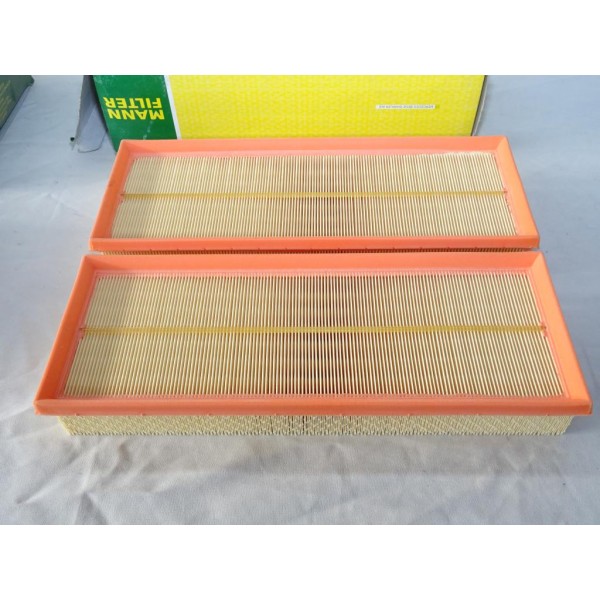 Jeu 2 filtres à air Mann filter C3698/3-2 pour mercedes classe C E G ML R S CLC CLK CLS GL GLK SL SLK W203 W204 W211 W212 W463 W