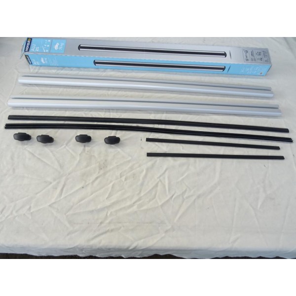 Jeu 2 barres de toit alu type wingbar 108cm de long Norauto ALU 2S 5554787001 