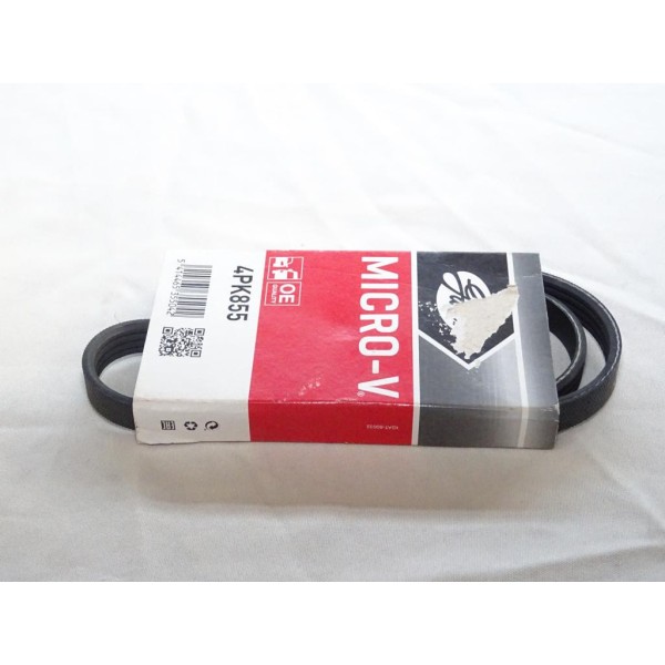 Courroie d'accessoire micro-V Gates 4PK855 pour audi 80 100 A4 A6 BMW serie 3 5 E34 E36 citroen ZX xsara berlingo fiat punto uno