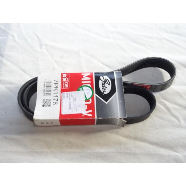 Courroie accessoire Gates 7PK1178 pour alfa romeo 164 fiat croma 1 lancia thema 2.5 3.0 V6 essence 