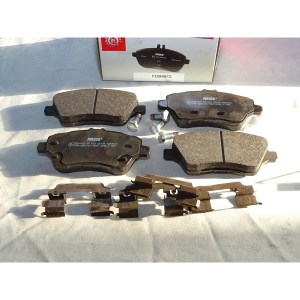 Jeu 4 plaquettes de frein avant montage girling Ferodo FDB4612 pour ford fiesta 6 VI B-max Bmax transit courier 