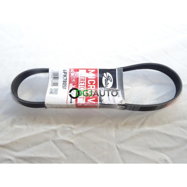 Courroie accessoire 6PK780 Gates 6PK780SF pour seat cordoba 2 II ibiza 3 III skoda fabia roomster volkswagen polo 4 IV 