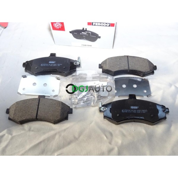 Jeu 4 plaquettes de frein avant montage mando Ferodo FDB1840 pour hyundai elantra XD matrix FC kia cerato 