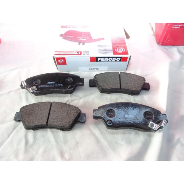 Jeu de 4 plaquettes de frein avant montage akebono Ferodo FDB776 pour honda civic EG EH EJ MA MB EK EU EP ES ET EV EM FD FA CRX 
