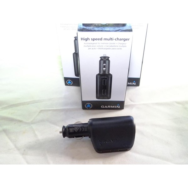 Chargeur allume cigare 12V double USB Garmin 010-10723-17 