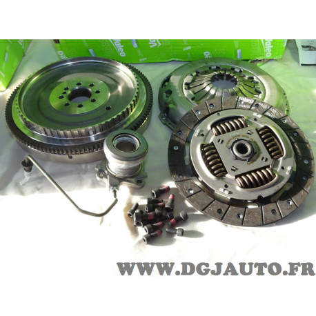 Kit embrayage disque + mecanisme + butée + volant moteur rigide Valeo 845076 pour opel astra H corsa D 1.3CDTI 1.3 CDTI diesel 