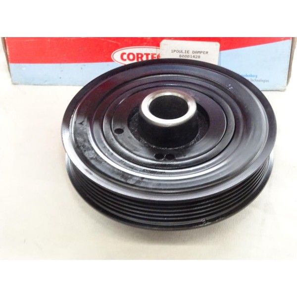 Poulie damper vilebrequin Corteco 80001428 pour ford focus 1 fiesta 5 V fusion 1.25 1.4 1.6 essence 