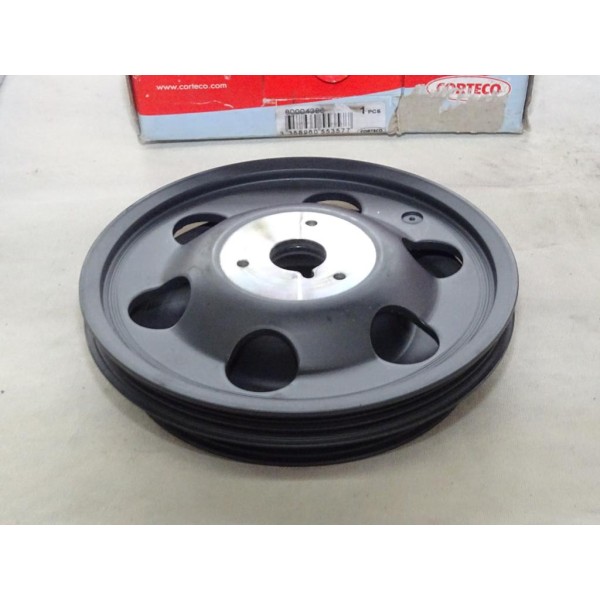 Poulie damper vilebrequin Corteco 80004386 pour renault twingo 1 kangoo 1 clio 2 II dacia logan sandero 1.2 essence 