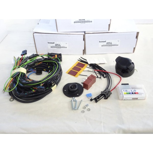 Faisceau attelage attache remorque 7 fiches multiplexe Bosal 042958 pour peugeot 3008 5008 