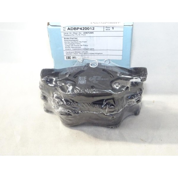 Jeu de 4 plaquettes de frein arriere montage teves Blue print ADBP420012 pour ford mondeo 5 V smax s-max 2 II galaxy 3 III focus