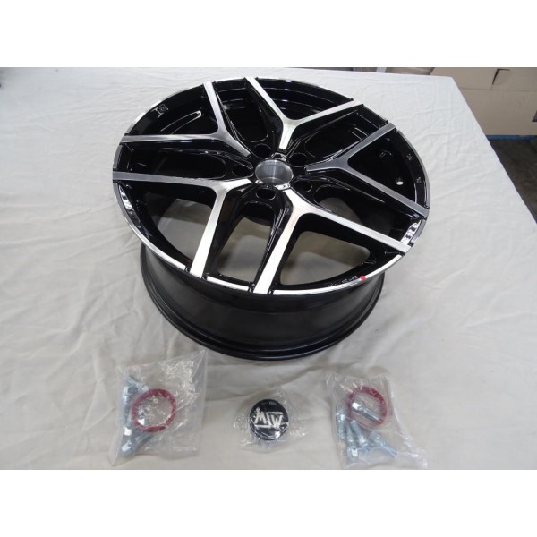 Jante alliage 8.5x20 ET34 5x120 72.56 20" 20 pouces black full polished MSW W1930400256 pour BMW 