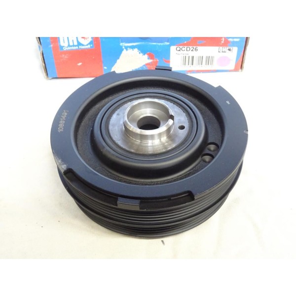 Poulie damper vilebrequin Quinton Hazell QCD26 pour BMW serie 3 5 E39 E46 318D 320D 520D diesel 