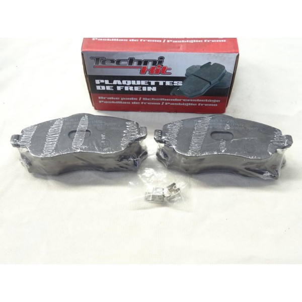 Jeu 4 plaquettes de frein avant montage lucas Techni kit PF0080 pour opel corsa C combo C meriva A tigra B 