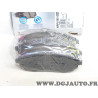 Jeu de 4 plaquettes de frein avant montage akebono Norauto NRP1699 pour daewoo chevrolet kalos aveo spark