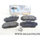 Jeu 4 plaquettes de frein avant montage lucas Norauto NRP1096 pour nissan almera N16 primera P11