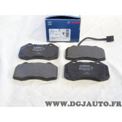 Jeu 4 plaquettes de frein avant montage brembo Bosch BP1163 0986494228 pour alfa romeo mito fiat abarth 500 grande punto evo