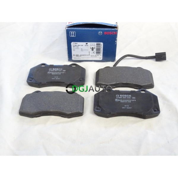 Jeu 4 plaquettes de frein avant montage brembo Bosch BP1163 0986494228 pour alfa romeo mito fiat abarth 500 grande punto evo 