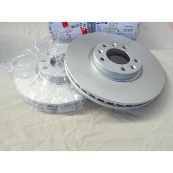 Jeu 2 disques de frein avant ventilé 304mm diamètre Ferodo DDF2156C pour citroen C5 dont aircross C4 picasso berlingo 2 3 II III