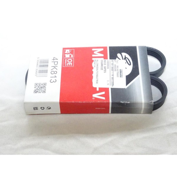 Courroie accessoire Gates 4PK813 pour honda civic 5 6 V VI EG EH EJ EK CRX hyundai coupé accent elantra matrix suzuki swift vita