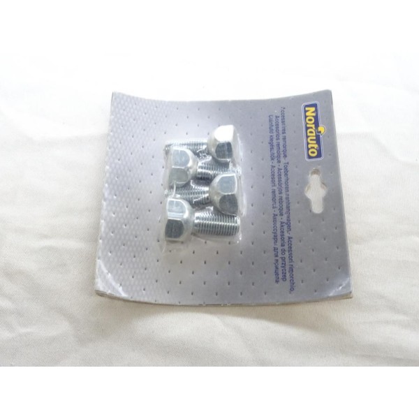 Jeu 4 boulons de roue diametre 10 pour roue entraxe 4x115 Norauto 772461 N050675 pour remorque 