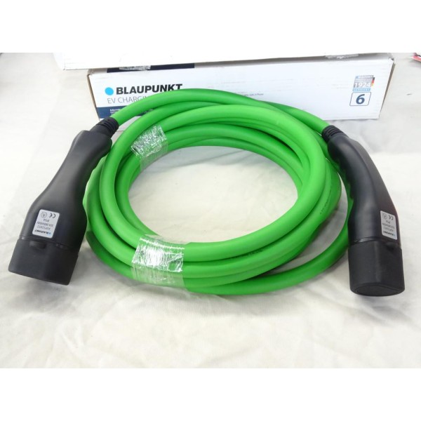 Cable charge recharge vehicule electrique 8 metres type 2 32A Blaupunkt A3P32AT2 
