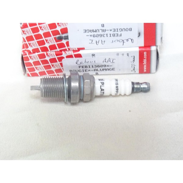 Lot 4 bougies allumage platine Febi 13607 FDR15WPP1A pour ford maverick honda civic 5 6 V VI CRX accord 6 VI logo mercedes class