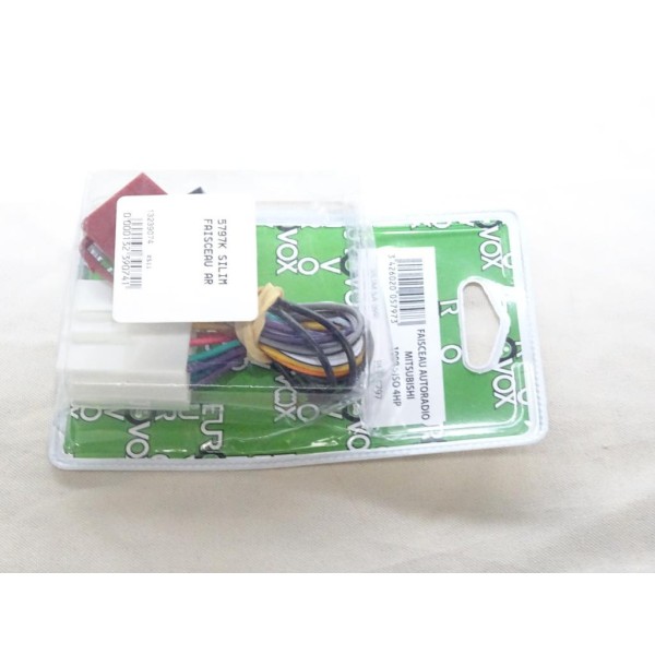 Faisceau cable branchement poste radio autoradio Eurovox 5797 pour mitsubishi avant 1998 iso 4HP 