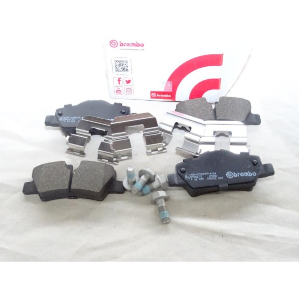 Jeu 4 plaquettes de frein arriere montage TRW Brembo P06090 pour mini cooper one F55 F56 F57 