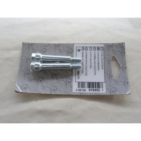 Lot 2 vis boulon fixation tuyau silencieux echappement Bosal 258771 pour citroen berlingo C2 C3 C4 evasion jumper jumpy saxo xan