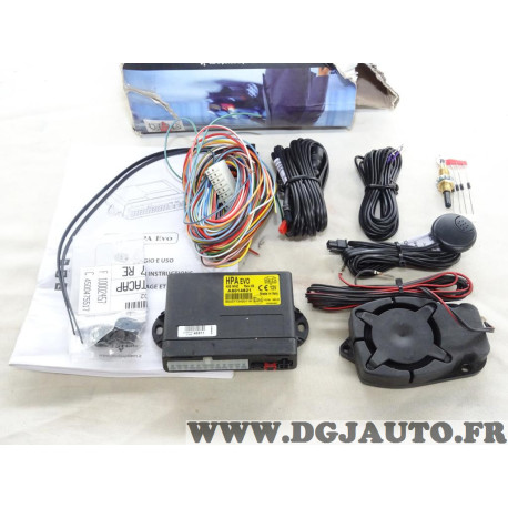 Kit alarme antivol auto (ATTENTION SANS TELECOMMANDE VENDU POUR PIECE) Meta system HPA3 3.5 MSY 608512 HPA3 3.5MSY 