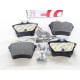 Jeu 4 plaquettes de frein arriere montage lucas Brembo P61079 pour citroen C5 peugeot 407 607 