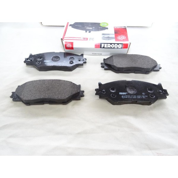Jeu de 4 plaquettes de frein avant montage advics Ferodo FDB1936 pour lexus IS modele XE20 XE30 