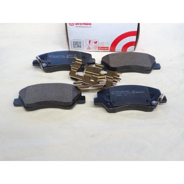 Jeu 4 plaquettes de frein avant montage mando Brembo P18025 pour hyundai i20 accent kia picanto rio 3 4 III IV 
