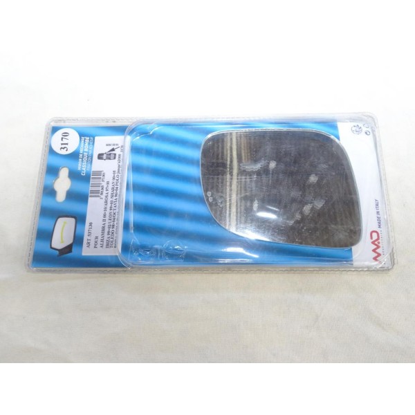 Vitre miroir glace de retroviseur avant droite MAD N°3170 537130 pour seat alhambra 2 II arosa ibiza toledo leon volkswagen shar