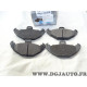 Jeu 4 plaquettes de frein arriere montage brembo Norauto NRP1278 pour renault laguna 1 espace 3 III safrane 1