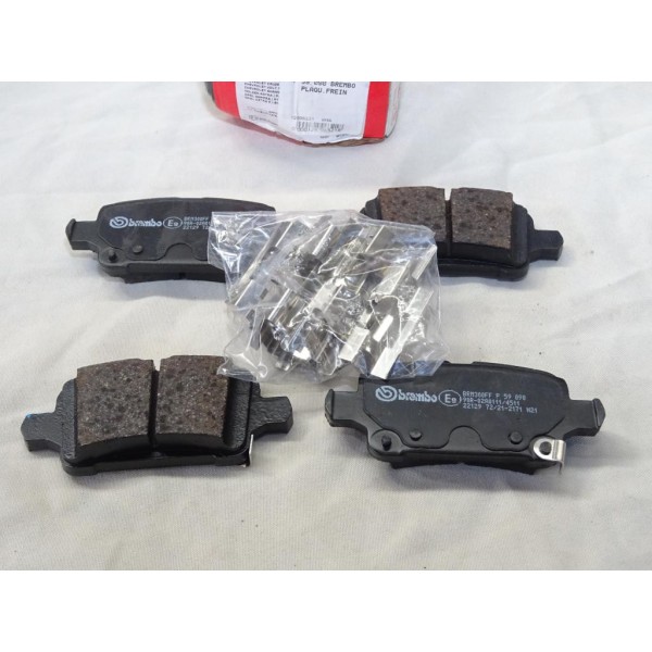 Jeu 4 plaquettes de frein arriere montage lucas Brembo P59090 pour opel astra K ampera E chevrolet volt cruze bolt 