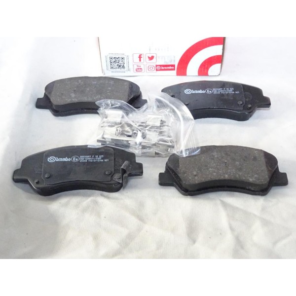 Jeu 4 plaquettes de frein avant montage mando Brembo P18025 pour hyundai i20 accent et kia picanto rio 3 4 III IV 