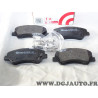 Jeu 4 plaquettes de frein avant montage mando Brembo P18025 pour hyundai i20 accent et kia picanto rio 3 4 III IV