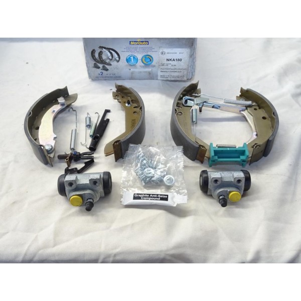 Kit frein arriere montage girling 180x42mm Norauto NKA180 pour renault clio 1 super 5 