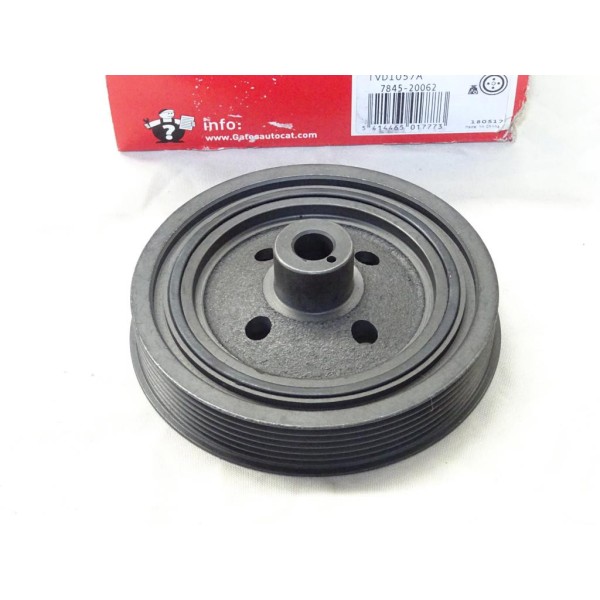 Poulie damper vilebrequin Gates TVD1057A pour ford fiesta 4 IV focus 1 2 I II c-max tourneo transit connect 1.8DI 1.8TDCI 1.8TDD