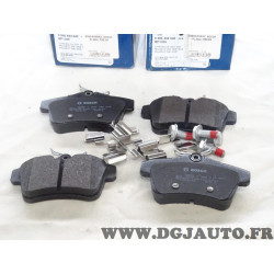 Jeu 4 plaquettes de frein arriere montage lucas Bosch 0986494640 BP1359 pour citroen C4 DS4 DS5 peugeot 308 508 3008 5008 RCZ