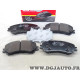 Jeu 4 plaquettes de frein avant montage akebono Mintex MDB3890 pour renault espace 5 V talisman megane 4 IV scenic 4 IV