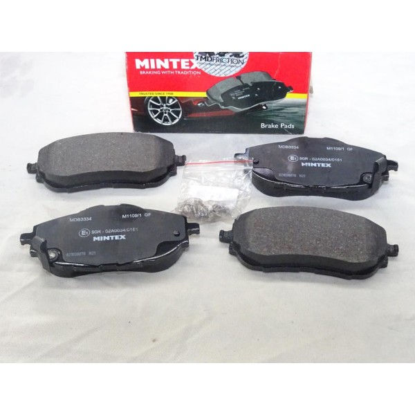 Jeu 4 plaquettes de frein avant montage bendix Mintex MDB3334 pour toyota auris E18 corolla E150 E180 